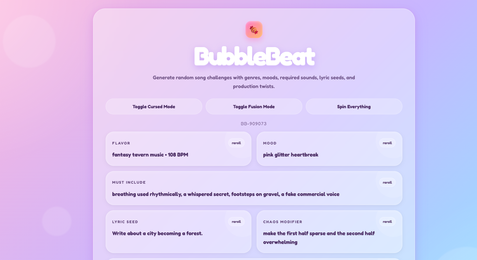BubbleBeat perview