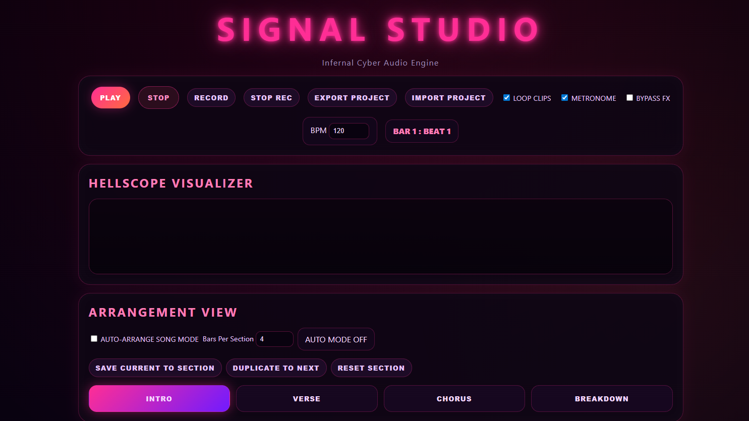 Musical DAW online station!