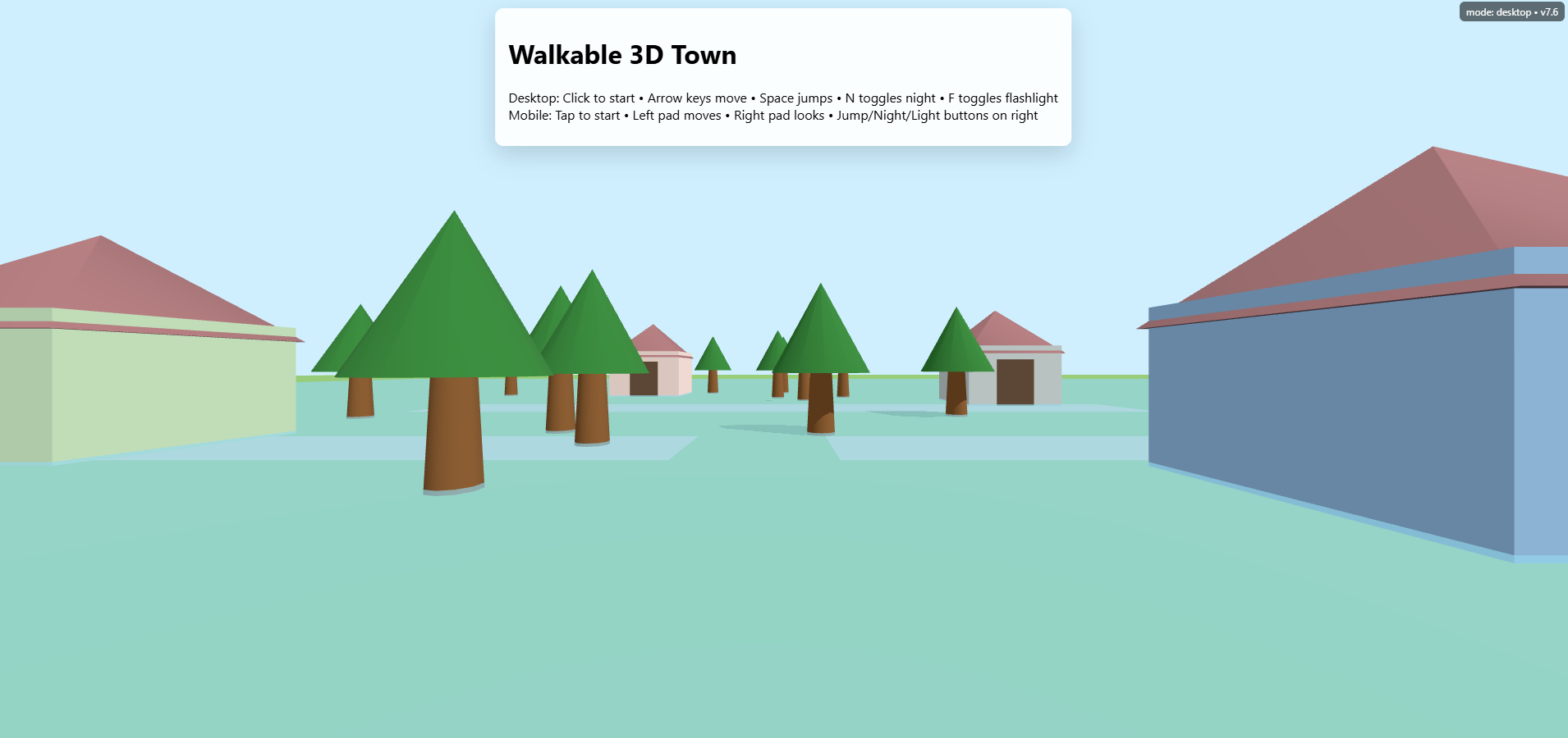 3D Town preview
