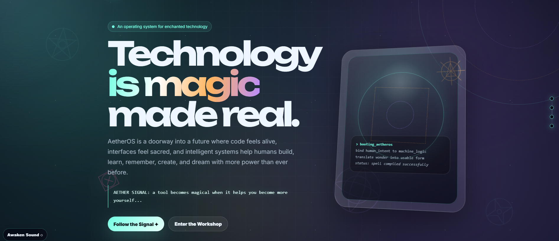 landing page Demo
